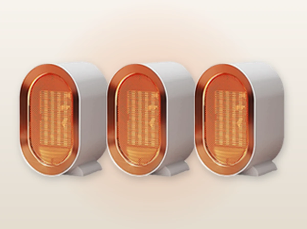 CozyCabin™ Rapid-Heat Portable PTC Ceramic Desktop & Room Space Heater Package Contents